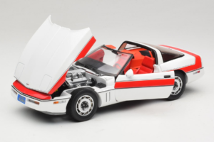 Chevrolet Corvette C4 A-Team Baltas GreenLight 1:18 13532 Metalas - nuotrauka 2 iš 8