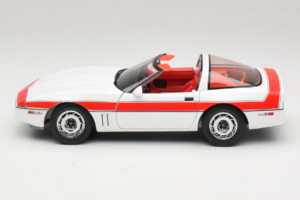 Chevrolet Corvette C4 A-Team Baltas GreenLight 1:18 13532 Metalas - nuotrauka 4 iš 8
