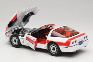 Chevrolet Corvette C4 A-Team Baltas GreenLight 1:18 13532 Metalas - nuotrauka 5 iš 8