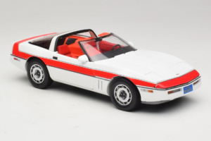 Chevrolet Corvette C4 A-Team Baltas GreenLight 1:18 13532 Metalas - nuotrauka 6 iš 8