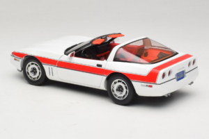 Chevrolet Corvette C4 A-Team Baltas GreenLight 1:18 13532 Metalas - nuotrauka 7 iš 8