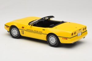 Chevrolet Corvette C4 Indianapolis 500 Pace Car Geltonas Greenlight 1:18 11801-06 Metalas - nuotrauka 7 iš 8