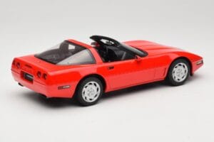 Chevrolet Corvette C4 Torch Red GT Spirit 1:18 GT537 Derva - nuotrauka 2 iš 6