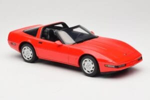 Chevrolet Corvette C4 Torch Red GT Spirit 1:18 GT537 Derva - nuotrauka 4 iš 6