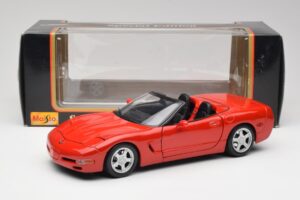 Chevrolet Corvette C5 Kabrioletas Torch Raudonas Maisto 1:18 50318 Metalas - nuotrauka 8 iš 8