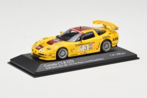 Chevrolet Corvette C5-R #3 R. Fellows / J. O'Connell / O. Gavin ALMS Petit Le Mans 2002 Minichamps 1:43 400021493 Metalas - nuotrauka 2 iš 4