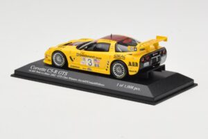 Chevrolet Corvette C5-R #3 R. Fellows / J. O'Connell / O. Gavin ALMS Petit Le Mans 2002 Minichamps 1:43 400021493 Metalas - nuotrauka 3 iš 4