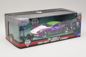 Chevrolet Corvette C6 Stingray The Joker With Figure Jada 1:24 253255020 Metalas - nuotrauka 2 iš 3