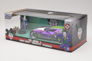 Chevrolet Corvette C6 Stingray The Joker With Figure Jada 1:24 253255020 Metalas - nuotrauka 3 iš 3
