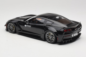 Chevrolet Corvette C7 Prior Design Juodas GT Spirit 1:18 GT249 Derva - nuotrauka 5 iš 6
