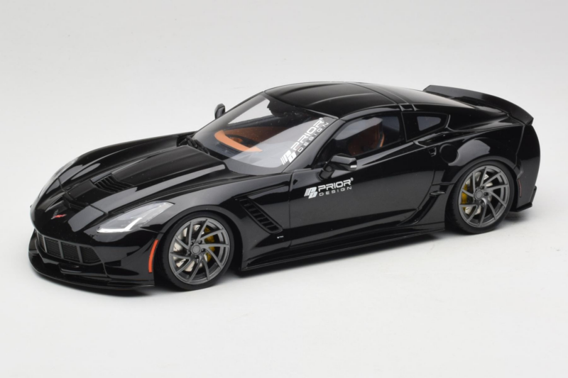Chevrolet Corvette C7 Prior Design Juodas GT Spirit 1:18 GT249 Derva