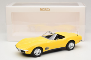 Chevrolet Corvette C3 Kabrioletas Daytona Yellow Norev 1:18 189039 Metalas - nuotrauka 6 iš 6