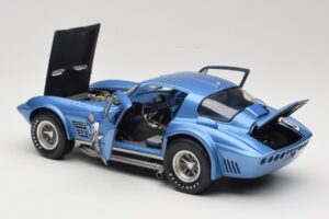 Chevrolet Corvette Grand Sport GT #80 R. Penske Chevrolet Nassau Speed Week 1963 Exoto 1:18 RLG18022 Metalas - nuotrauka 5 iš 8