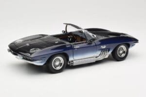 Chevrolet Corvette Mako Shark Tamsiai Mėlynas UT Models 1:18 21061 Metalas - nuotrauka 3 iš 8