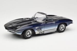 Chevrolet Corvette Mako Shark Tamsiai Mėlynas UT Models 1:18 21061 Metalas