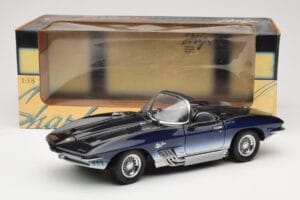 Chevrolet Corvette Mako Shark Tamsiai Mėlynas UT Models 1:18 21061 Metalas - nuotrauka 8 iš 8