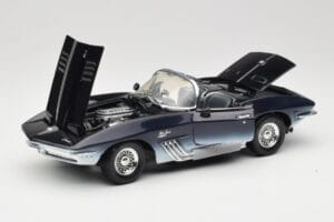 Chevrolet Corvette Mako Shark Motormax 1:18 73102 Metalas - nuotrauka 2 iš 8