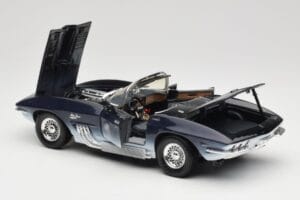 Chevrolet Corvette Mako Shark Motormax 1:18 73102 Metalas - nuotrauka 5 iš 8