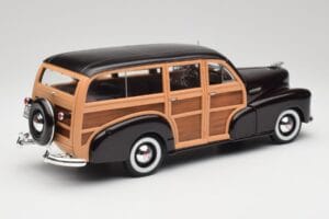 Chevrolet Fleetmaster Woody Juodas & Wood Panels Maisto 1:18 43697545B Metalas - nuotrauka 3 iš 8
