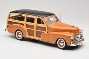 Chevrolet Fleetmaster Woody Auksinis Maisto 1:18 56042 Metalas - nuotrauka 6 iš 8