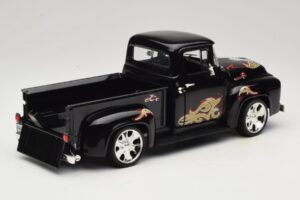 Chevrolet Old School Cody Project Truck & Chopper Set Joyride 1:18 33911 Metalas - nuotrauka 3 iš 8