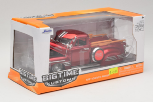 Chevrolet Pickup Bigtime Kustoms Raudonas Jada 1:24 96802 Metalas - nuotrauka 2 iš 3