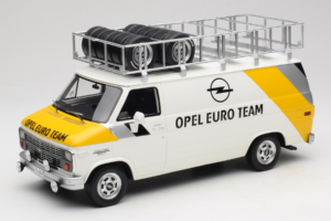 Opel Manta 400 Group B Rally Tour de Corse 1984 Su Chevrolet G30 Aptarnavimo Furgonu Otto 1:18 OT491 Derva - nuotrauka 4 iš 13
