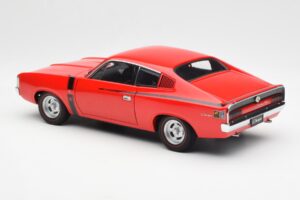 Chrysler Charger E49 Raudonas AUTOart 1:18 71505 Metalas - nuotrauka 7 iš 8