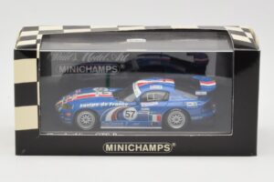 Dodge Viper GTS-R #57 Terrien / Cochet / Dayraut Le Mans 24 Hours 2001 Minichamps 1:43 400011457 Metalas - nuotrauka 4 iš 4