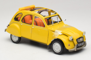 Citroen 2CV 6 Club Mimosa Yellow Norev 1:18 181496 Metalas - nuotrauka 4 iš 6