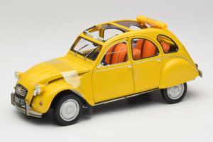 Citroen 2CV 6 Club Mimosa Yellow Norev 1:18 181496 Metalas
