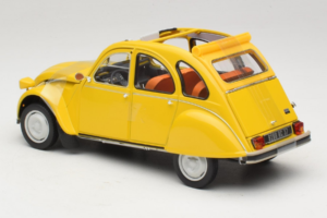 Citroen 2CV 6 Club Mimosa Yellow Norev 1:18 181496 Metalas - nuotrauka 5 iš 6
