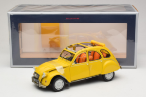 Citroen 2CV 6 Club Mimosa Yellow Norev 1:18 181496 Metalas - nuotrauka 6 iš 6