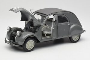 Citroen 2CV A Pilkas Tchibo 1:18 49418 Metalas - nuotrauka 2 iš 8