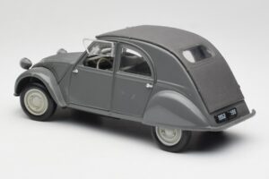 Citroen 2CV A Pilkas Tchibo 1:18 49418 Metalas - nuotrauka 7 iš 8