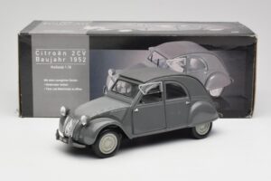 Citroen 2CV A Pilkas Tchibo 1:18 49418 Metalas - nuotrauka 8 iš 8