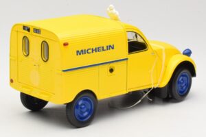 Citroen 2CV Fourgonnette Michelin Bibendum Norev 1:18 181502 Metalas - nuotrauka 2 iš 6