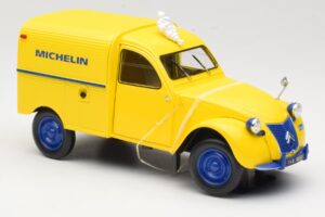 Citroen 2CV Fourgonnette Michelin Bibendum Norev 1:18 181502 Metalas - nuotrauka 4 iš 6