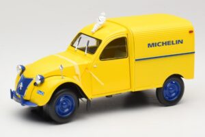 Citroen 2CV Fourgonnette Michelin Bibendum Norev 1:18 181502 Metalas