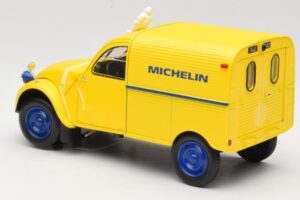 Citroen 2CV Fourgonnette Michelin Bibendum Norev 1:18 181502 Metalas - nuotrauka 5 iš 6