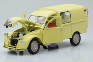 Citroen 2CV Furgonette AK350 Pastis Geltonas Norev 1:18 181488 Metalas - nuotrauka 2 iš 8