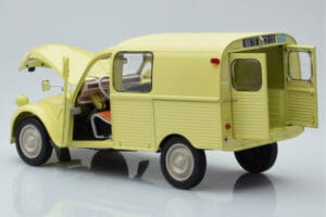Citroen 2CV Furgonette AK350 Pastis Geltonas Norev 1:18 181488 Metalas - nuotrauka 5 iš 8