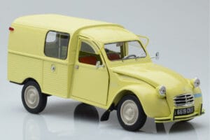 Citroen 2CV Furgonette AK350 Pastis Geltonas Norev 1:18 181488 Metalas - nuotrauka 6 iš 8