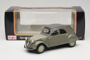 Citroen 2CV Žalias Maisto 1:18 50289 Metalas - nuotrauka 8 iš 8