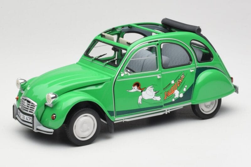 Citroen 2CV Žalias Norev 1:18 181513 Metalas