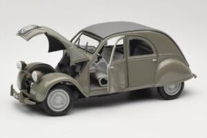 Citroen 2CV Pilkas Maisto 1:18 31834 Metalas - nuotrauka 2 iš 8