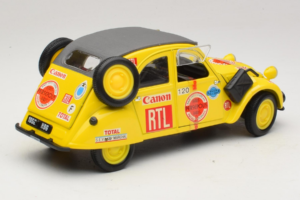 Citroen 2CV Rally Geltonas Maisto 1:18 56032 Metalas - nuotrauka 2 iš 6