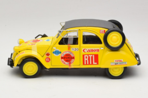 Citroen 2CV Rally Geltonas Maisto 1:18 56032 Metalas - nuotrauka 3 iš 6