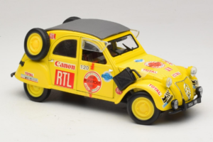 Citroen 2CV Rally Geltonas Maisto 1:18 56032 Metalas - nuotrauka 4 iš 6