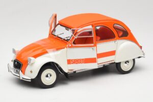 Citroen 2CV Spot Oranžinis & Baltas Solido 1:18 421183600 Metalas - nuotrauka 2 iš 8